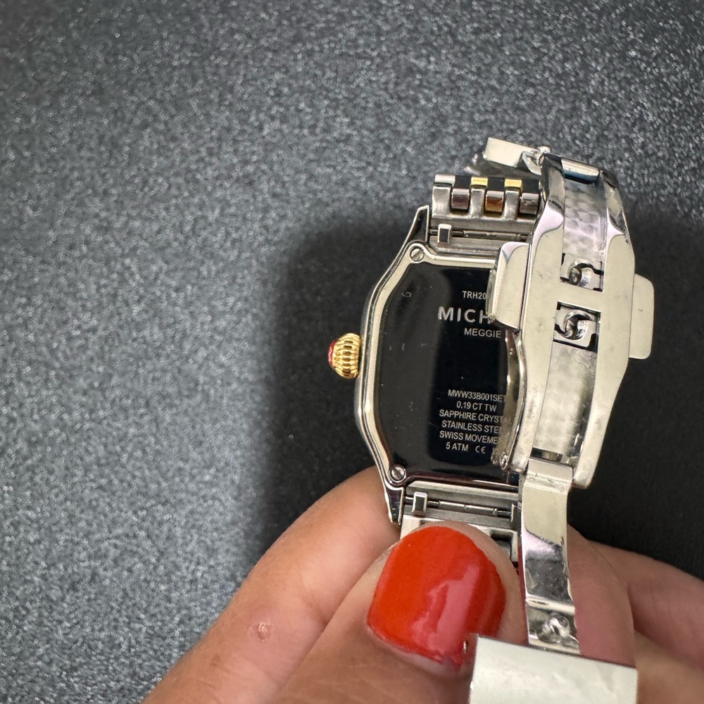 Michele Gold and Silver Bracelet Watch - Picture 5 of 16
